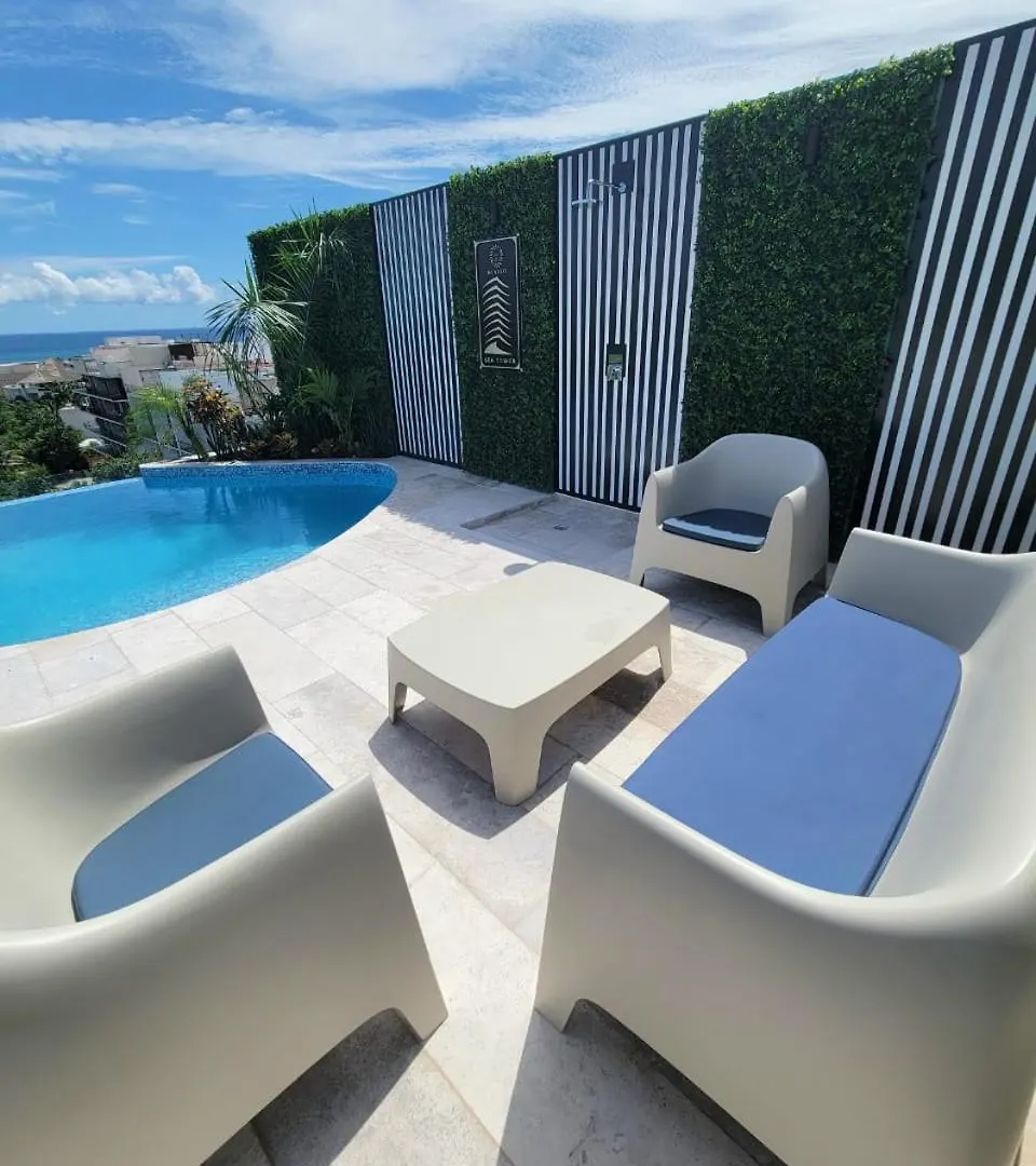 Espectacular Condo Con Vista Al Mar Playa del Carmen Apartment